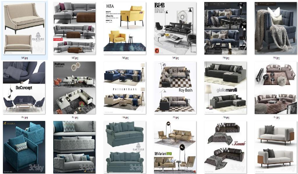 50 MODEL SOFA ĐÔI VOL 14